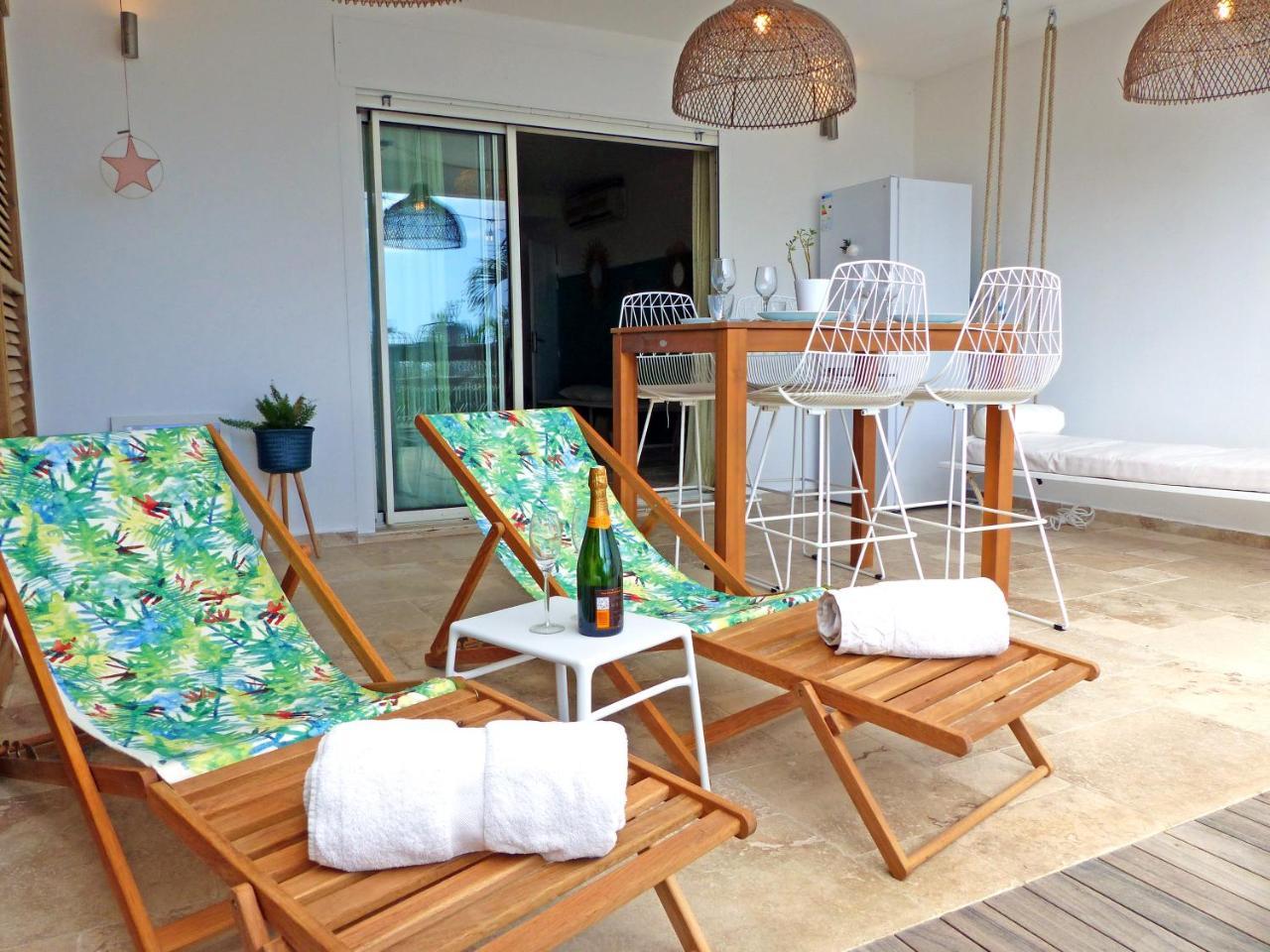 La Boheme, Residence De 5 Appartements Avec Piscine, Vue Ocean, Petite Ile Exterior photo